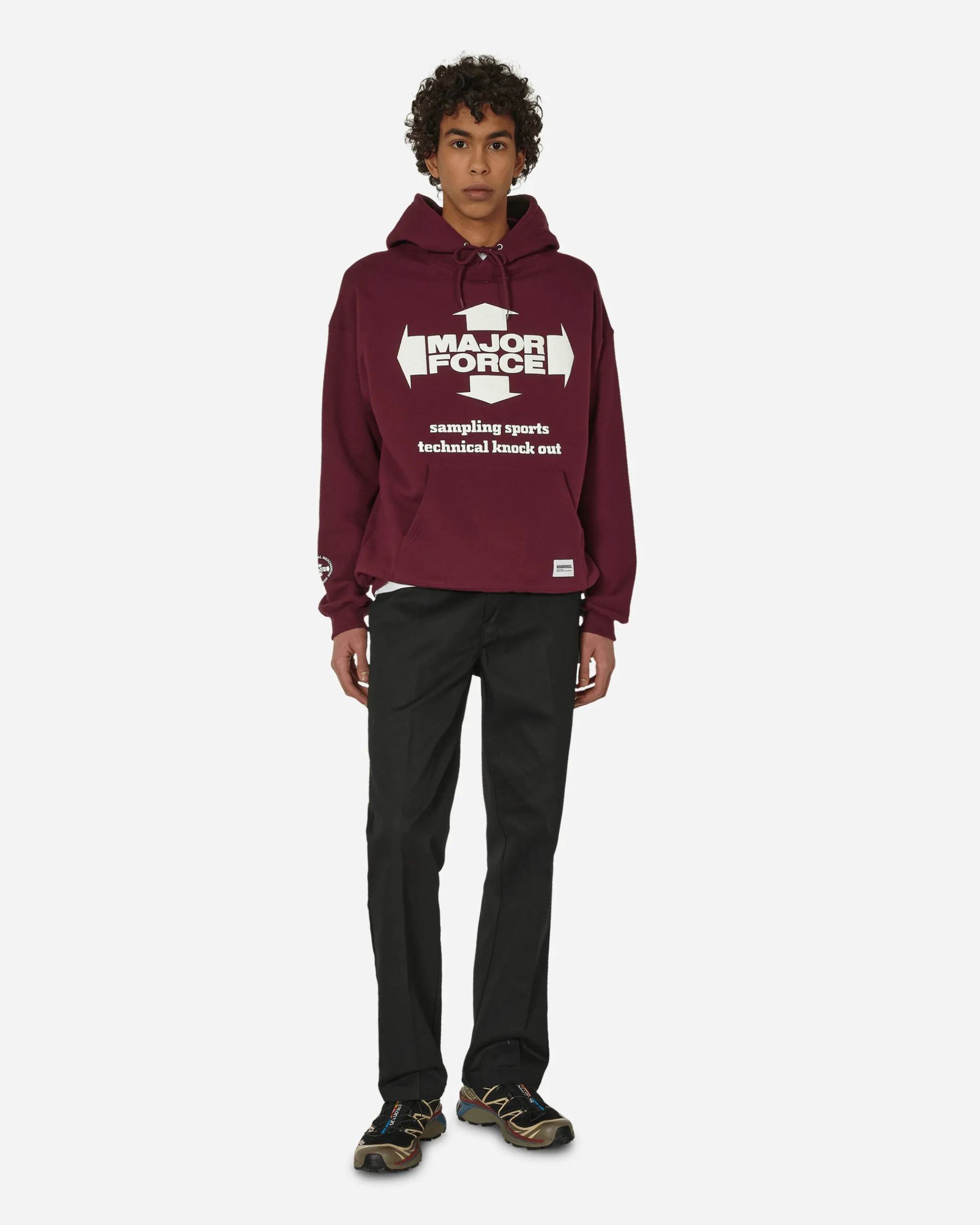 Neighborhood Sweatshirts^Major Force Hoodie Burgundy
