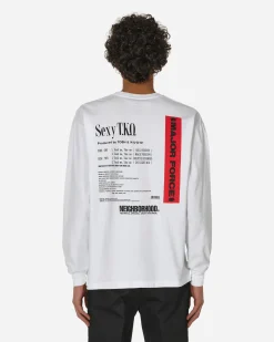 Neighborhood T-Shirts^Major Force Longsleeve T-Shirt White