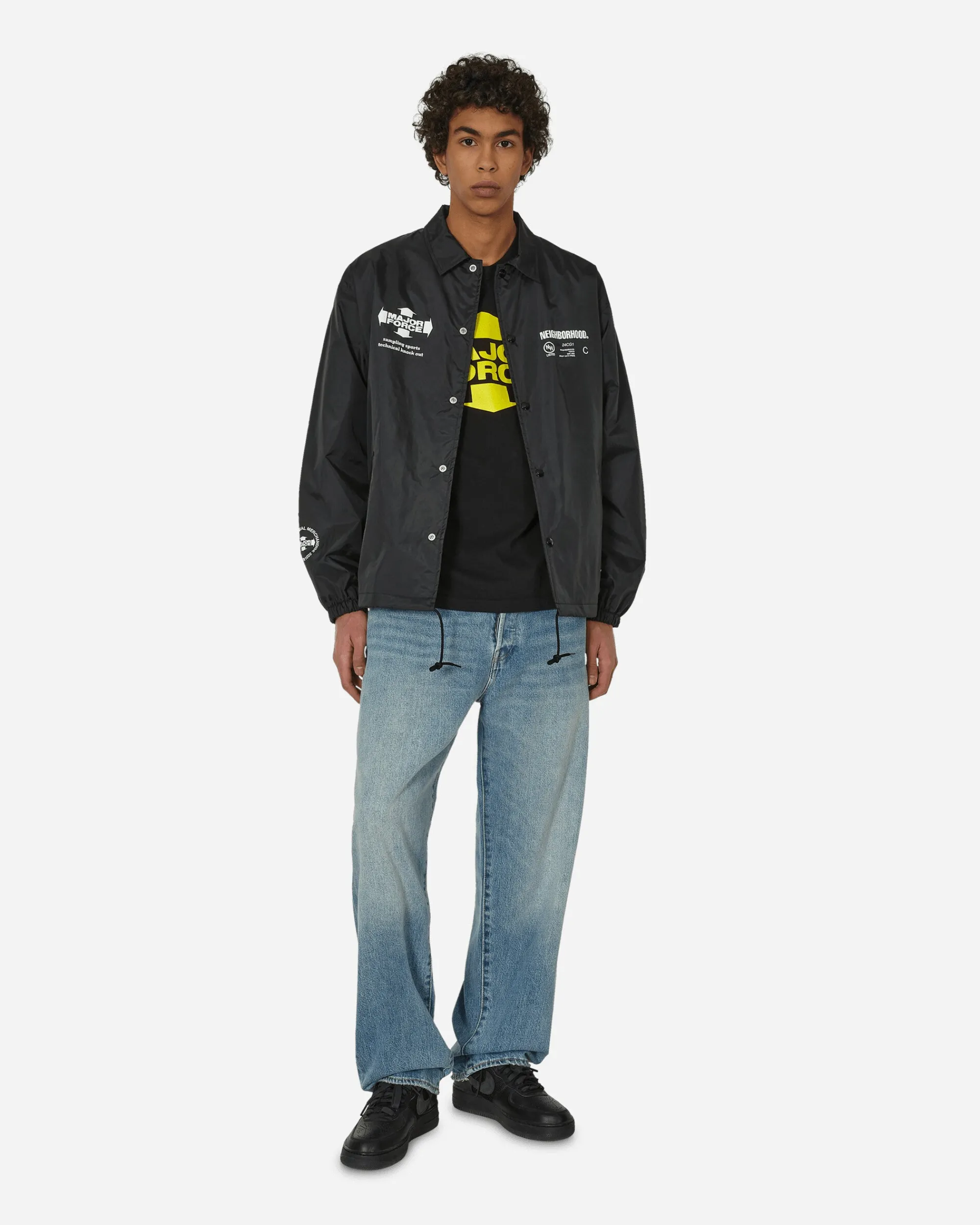 Neighborhood T-Shirts^Major Force T-Shirt Black