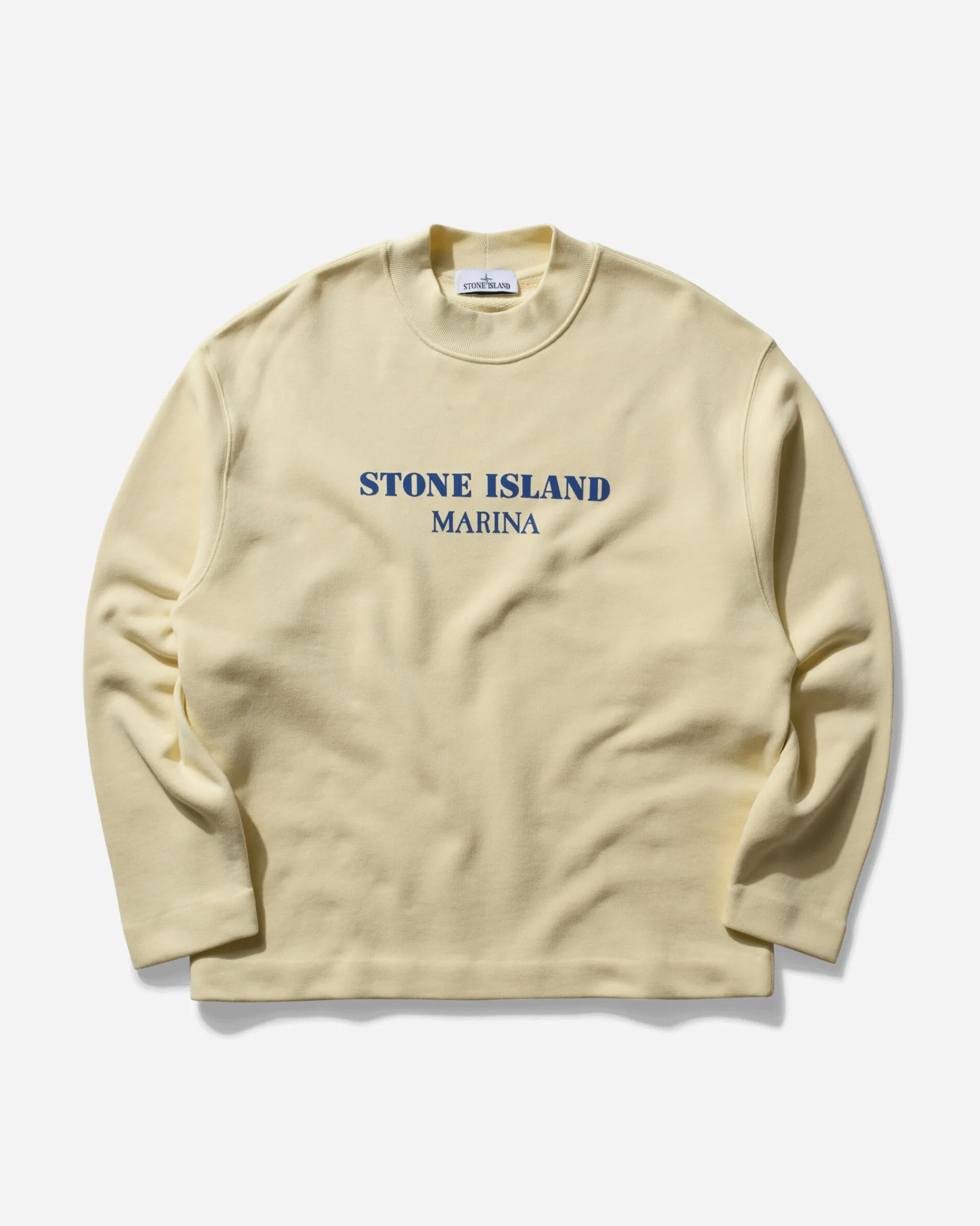 Stone Island Sweatshirts^Marina Cotton Fleece Mock Neck Sweatshirt Butter