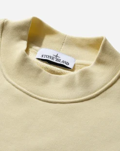 Stone Island Sweatshirts^Marina Cotton Fleece Mock Neck Sweatshirt Butter