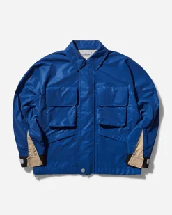 Stone Island Coats And Jackets^Marina Nylon Canvas Plated Reflective Jacket Bright Blue