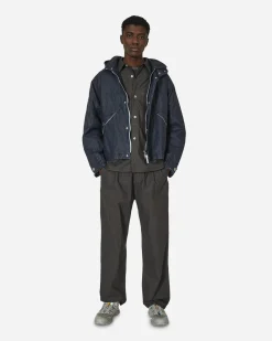 Stone Island Shirts^Marina Pleated Cotton Canvas Overshirt Charcoal