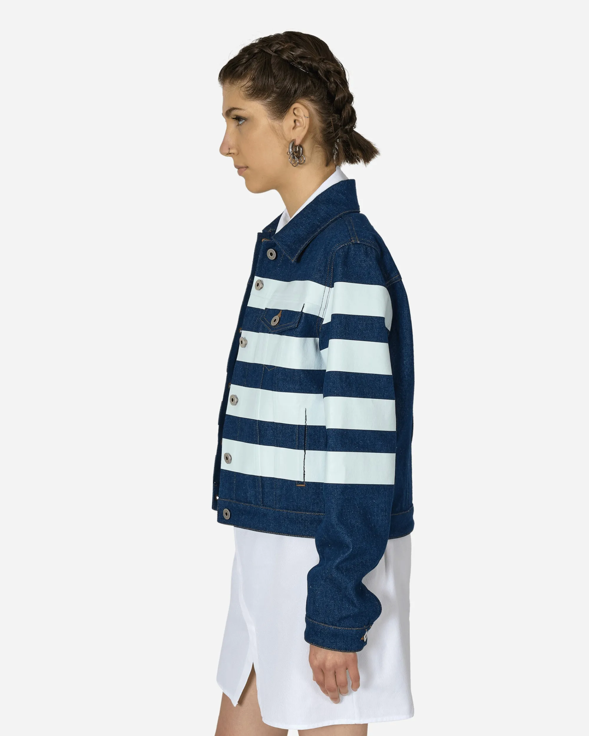 Jean Paul Gaultier Coats And Jackets^Marinière Denim Jacket Indigo