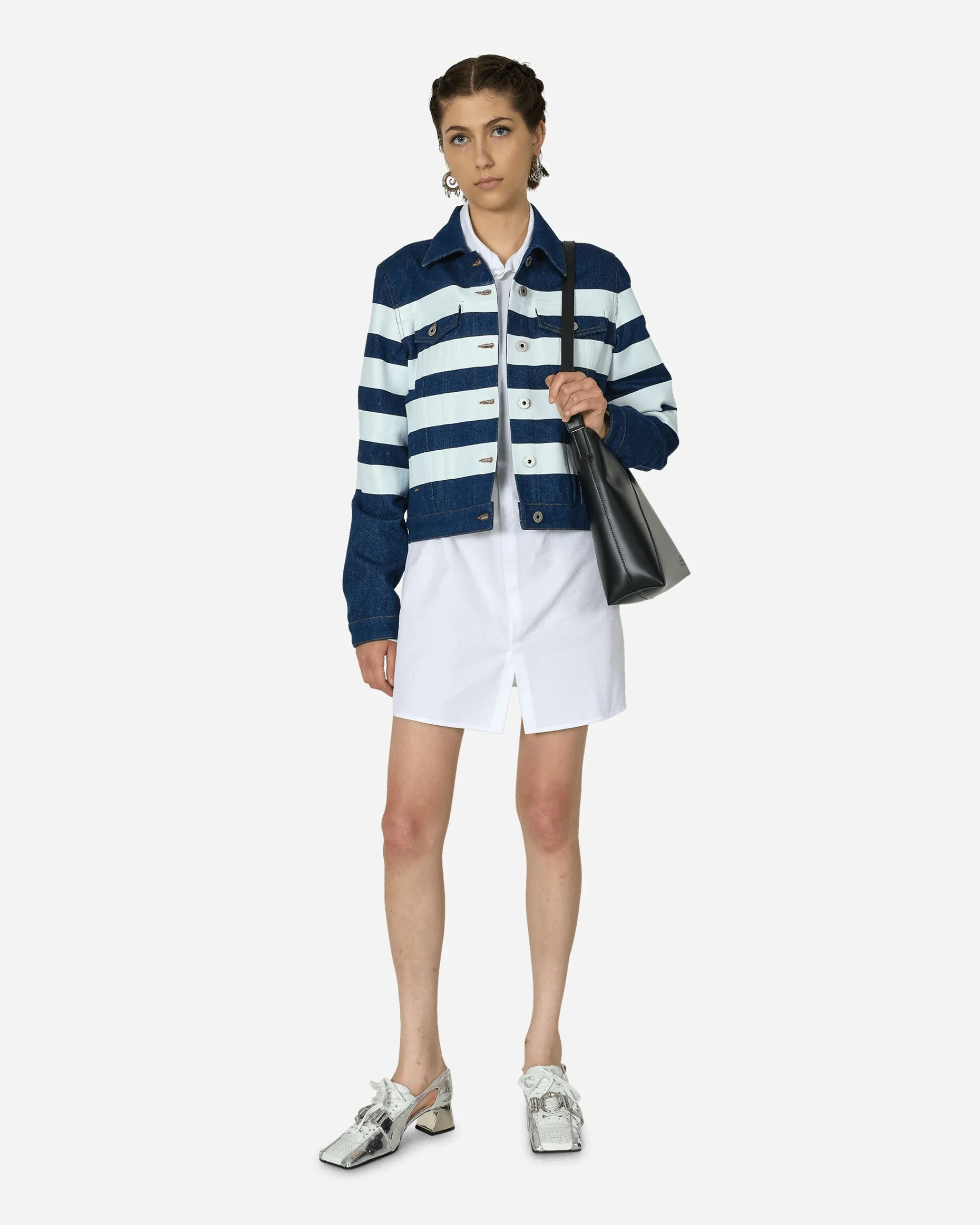 Jean Paul Gaultier Coats And Jackets^Marinière Denim Jacket Indigo