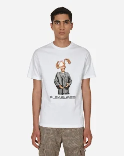 Pleasures T-Shirts^Mask T-Shirt White