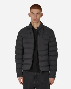 Moncler Coats And Jackets^Matt Black Autaret Biker Jacket Black
