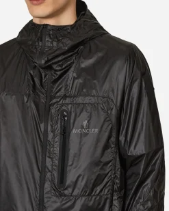 Moncler Coats And Jackets^Matt Black Diadem Windbreaker Black