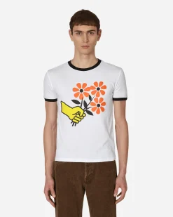 Cormio T-Shirts^Mazzolino Fiori T-Shirt White
