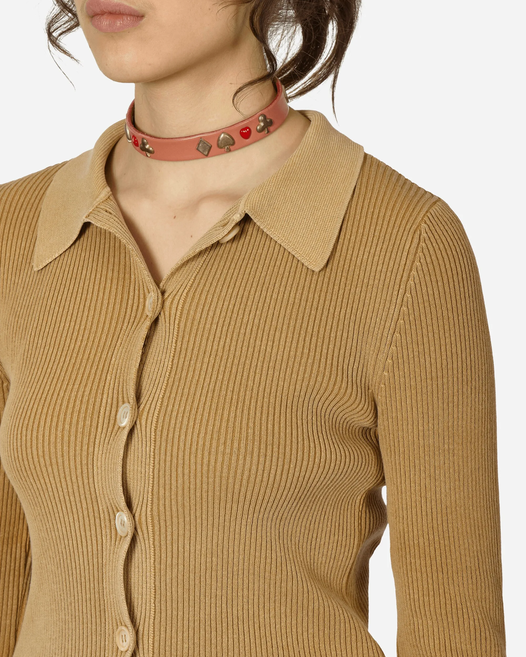 Our Legacy Knitwears^Mazzy Polo Sweater Wet Sand