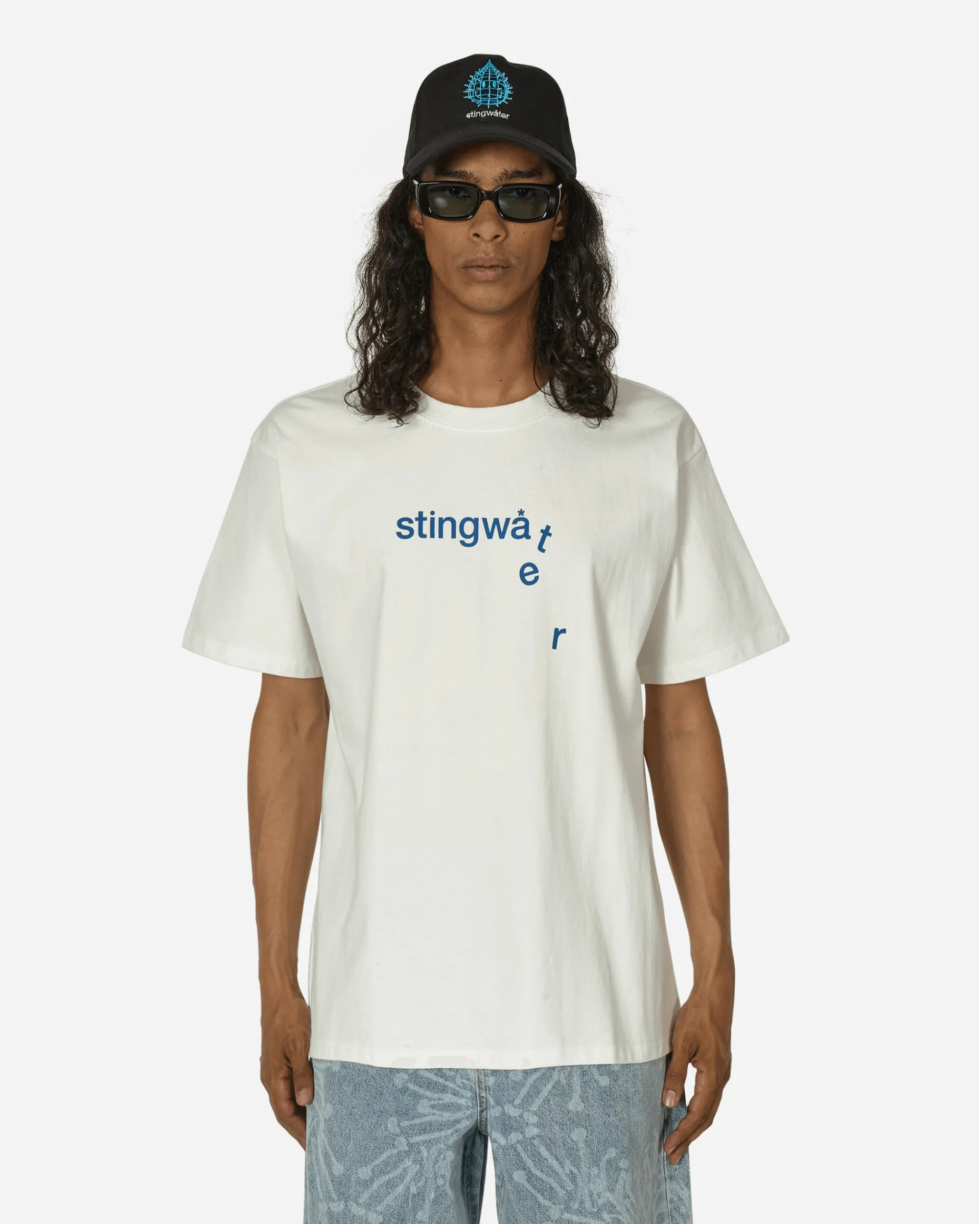 Stingwater T-Shirts^Melting Logo T-Shirt White