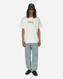 Stingwater T-Shirts^Melting Logo T-Shirt White