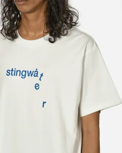 Stingwater T-Shirts^Melting Logo T-Shirt White