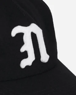 Noah Hats|Hats^Melton 5-Panel Cap Black