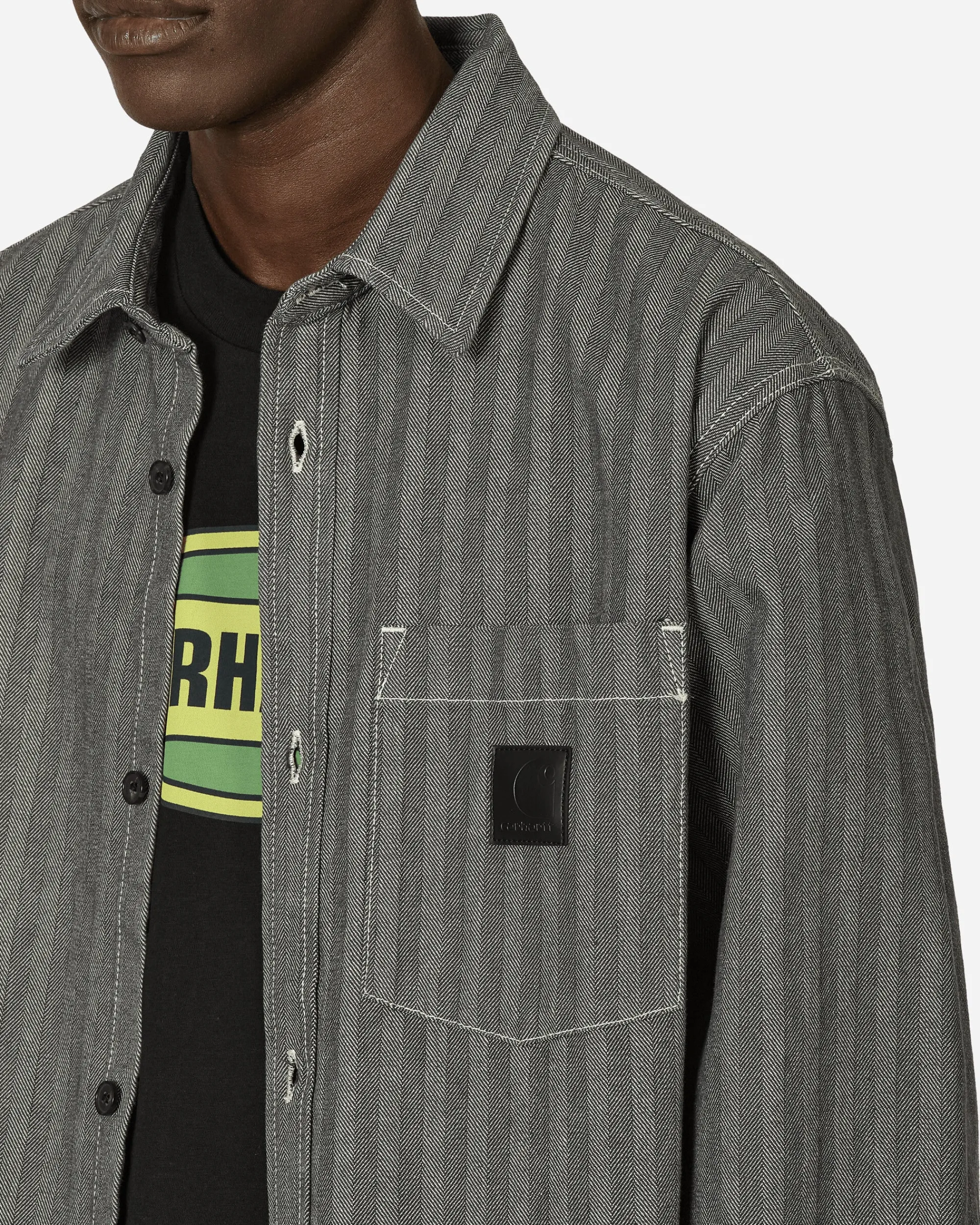 Carhartt WIP Shirts^Menard Shirt Jac Grey (Rinsed)