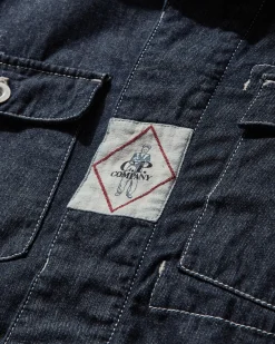 C.P. Company Coats And Jackets^Men's 3/1 Plated Denim Short Jacket Blue