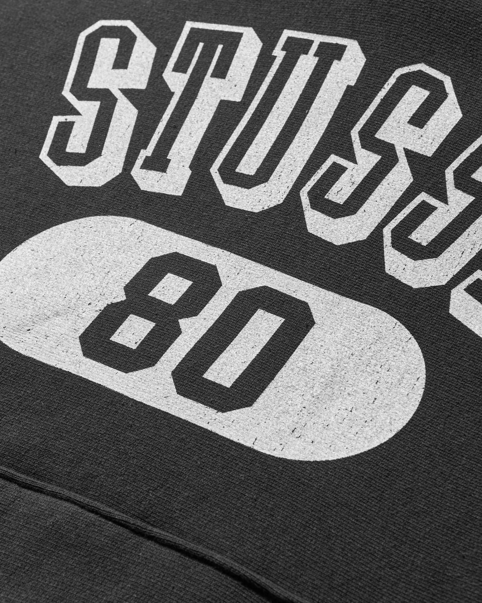 Stüssy Sweatshirts^Men's 80 Relaxed Hoodie Washed Black