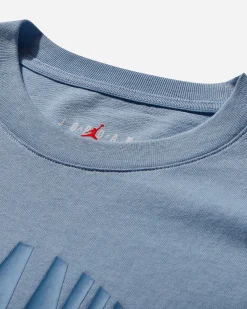 Nike Jordan T-Shirts^Men's A Ma Maniére Logo T-Shirt Light Armory Blue