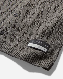 Nike Jordan Shirts^Men's A Ma Maniére Shooting Shortsleeve Shirt Flat Pewter