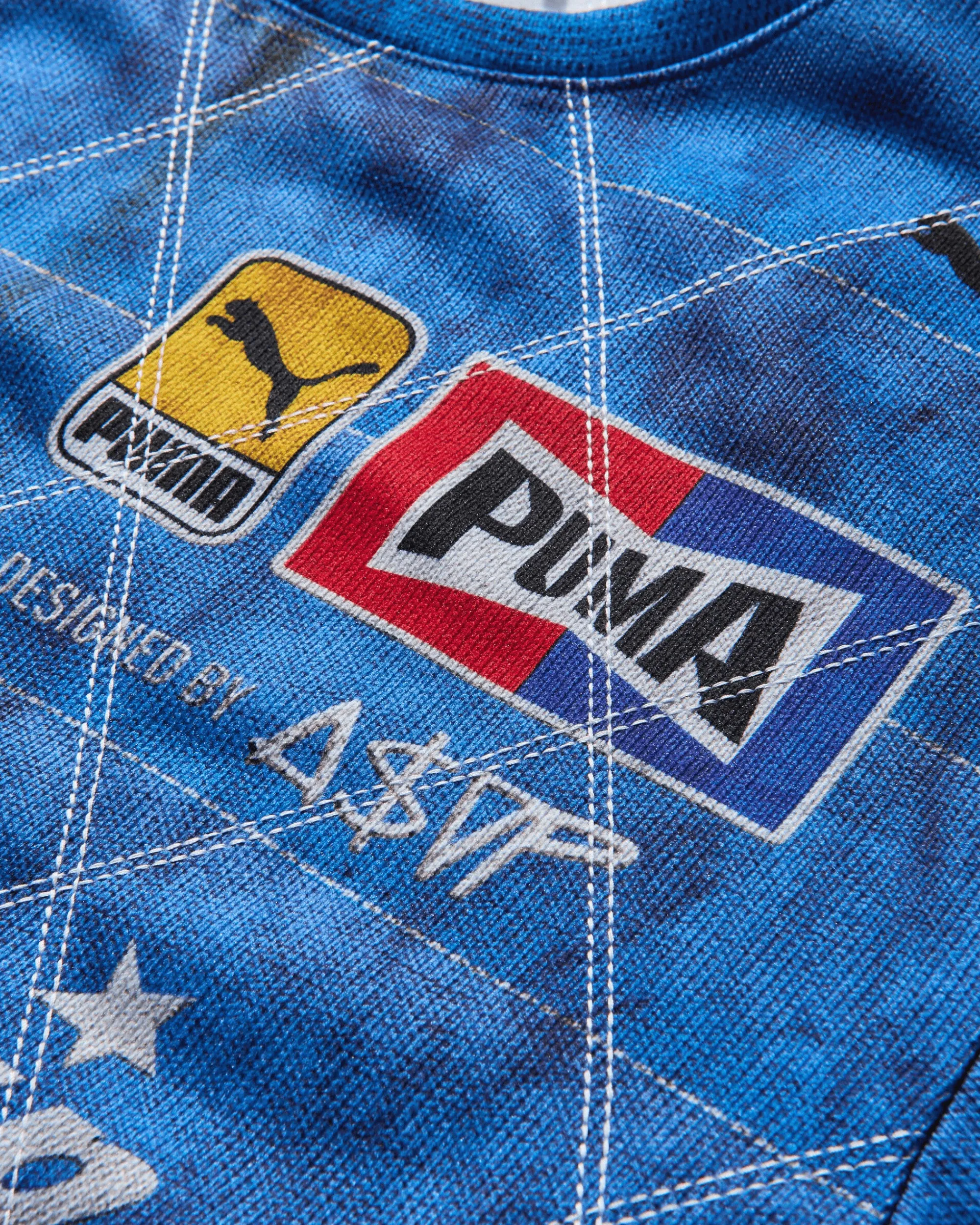 Puma Sweatshirts^Men's A$AP Rocky Quilted Sweatshirt Clyde Royal