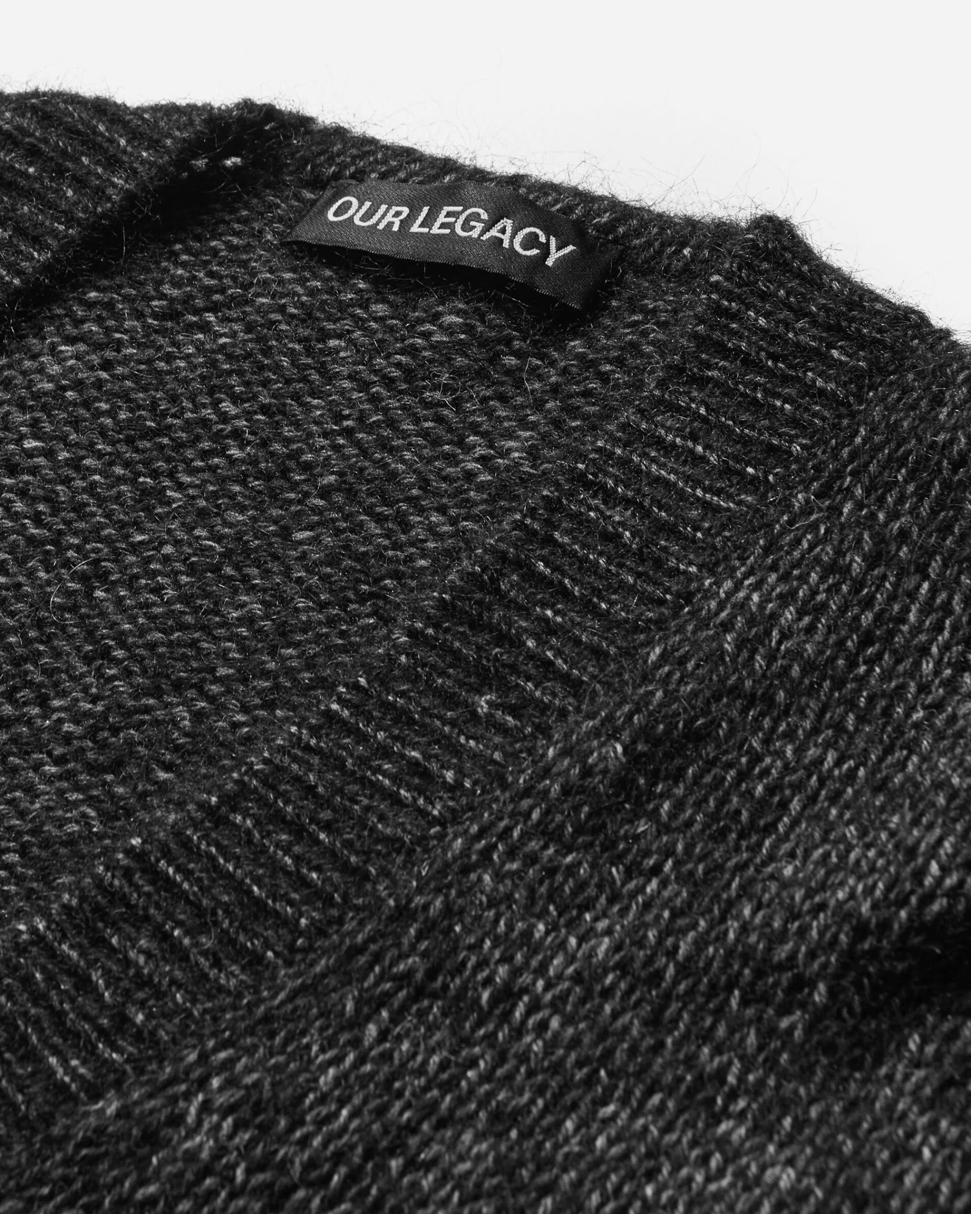 Our Legacy Knitwear^Men's Academy Cardigan Pepe Nero