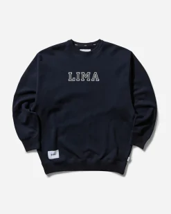 WTAPS Sweatshirts^Men's Academy Crewneck Sweatshirt Navy