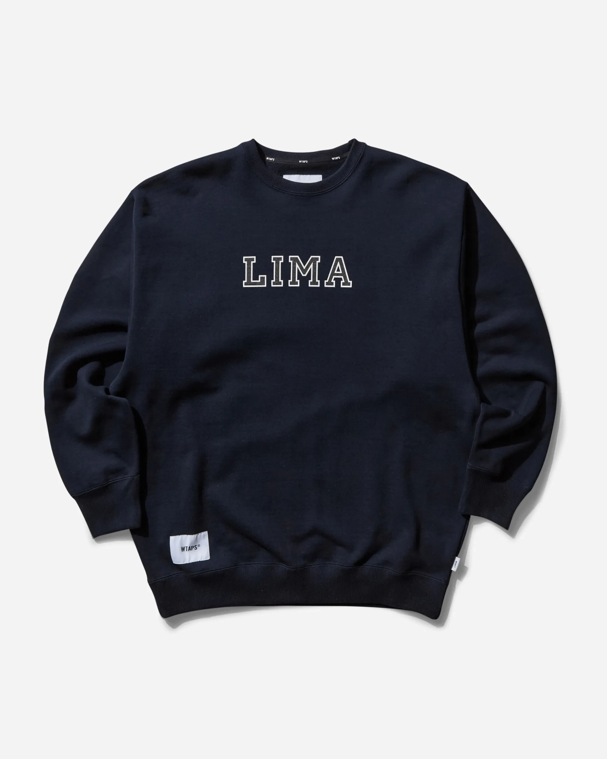 WTAPS Sweatshirts^Men's Academy Crewneck Sweatshirt Navy
