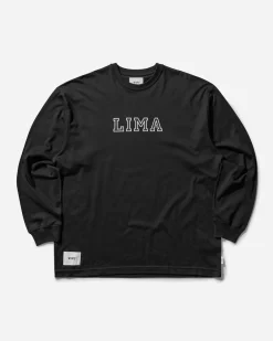 WTAPS T-Shirts^Men's Academy Longsleeve T-Shirt Black