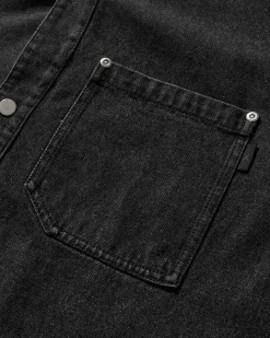 Nike Jordan Shirts^Men's Air Jordan Denim Shirt Black