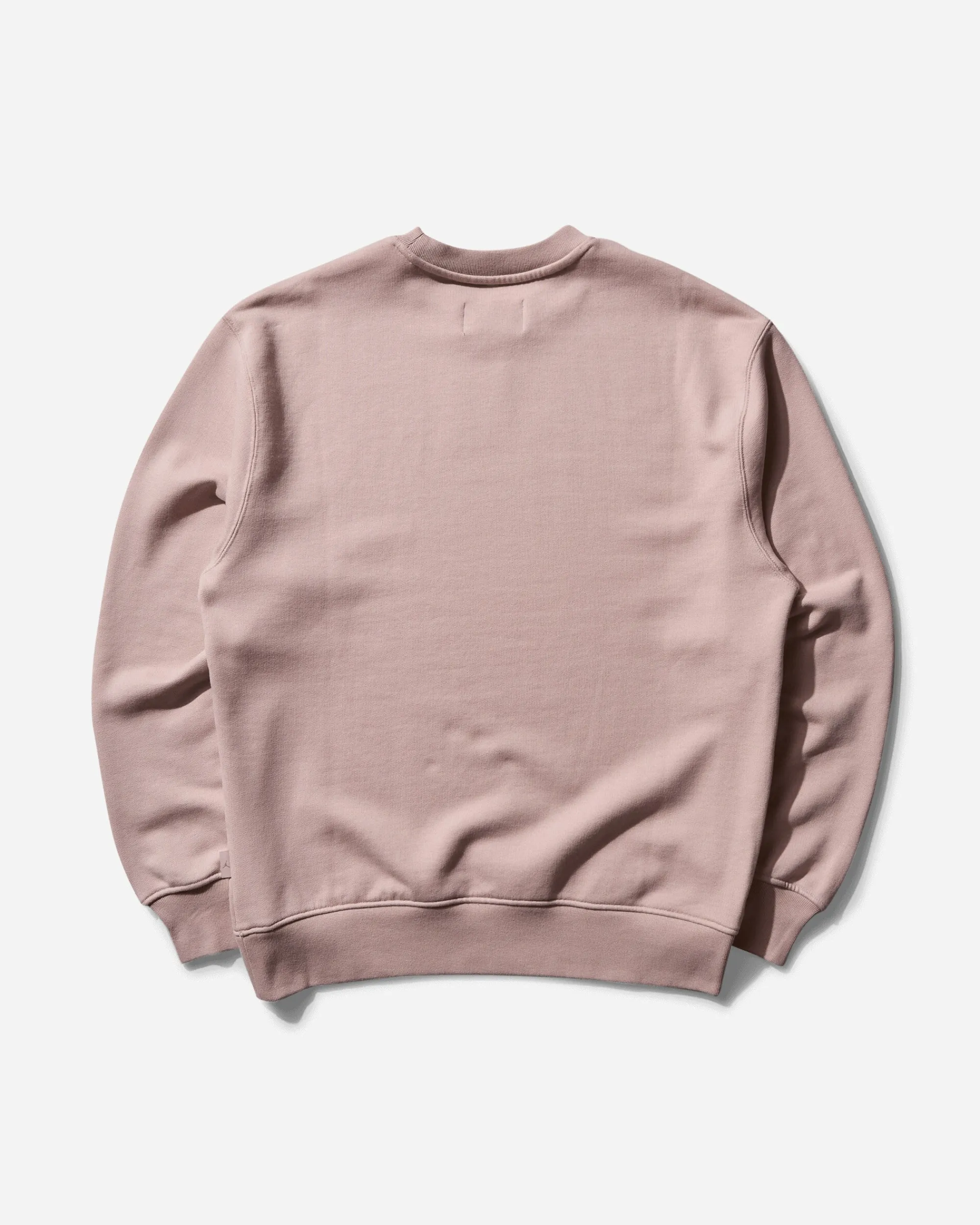 Nike Jordan Sweatshirts^Men's Air Jordan Wordmark Fleece Crewneck Sweatshirt Pink Oxford
