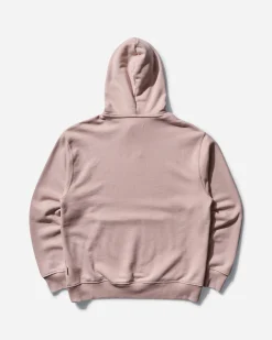 Nike Jordan Sweatshirts^Men's Air Jordan Wordmark Fleece Pullover Hoodie Pink Oxford