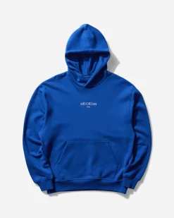 Nike Jordan Coats And Jackets^Men's Air Jordan Wordmark Fleece Pullover Hoodie Game Royal