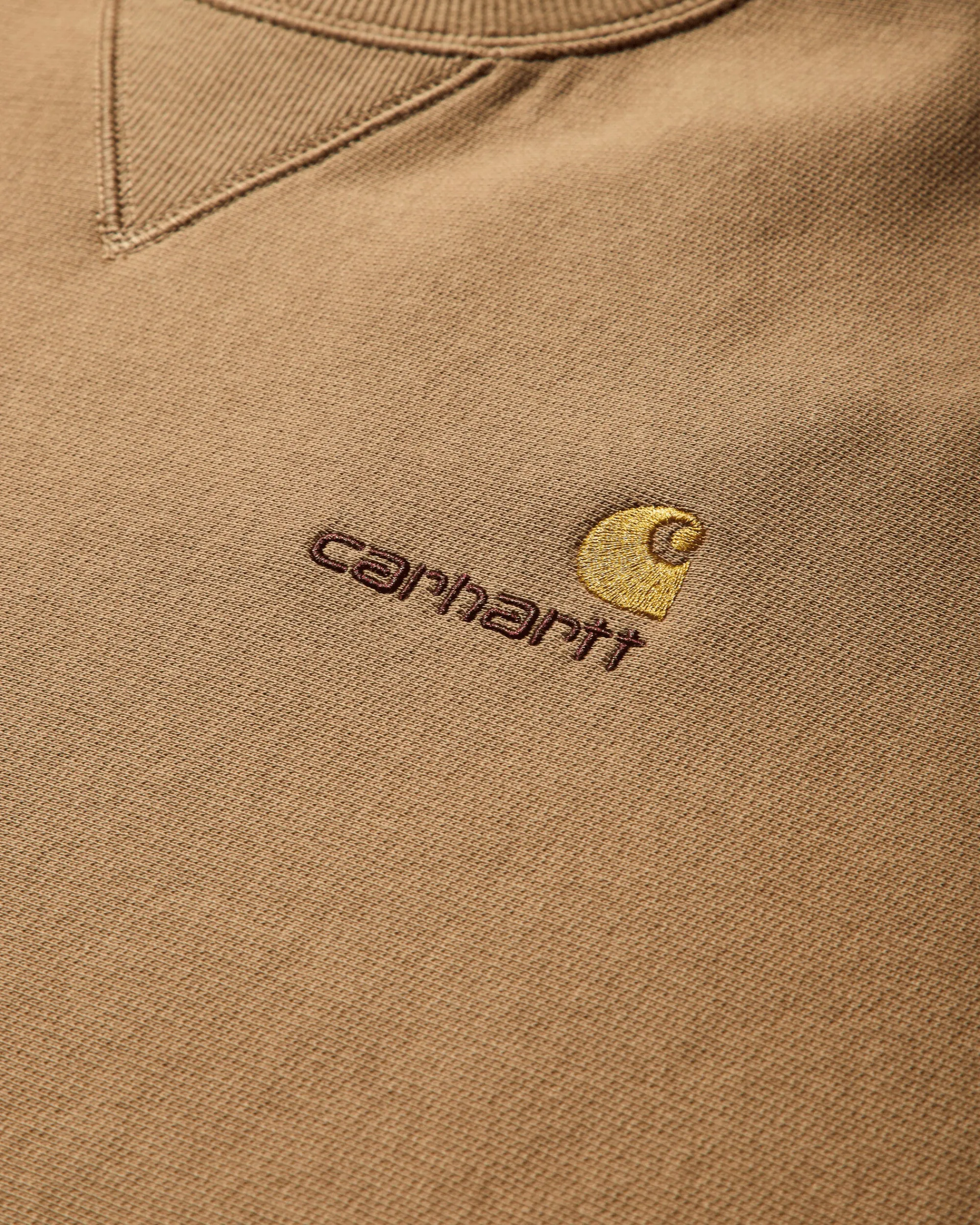 Carhartt WIP Sweatshirts^Men's American Script Crewneck Sweatshirt Peanut