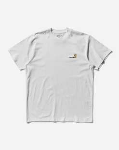 Carhartt WIP T-Shirts^Men's American Script T-Shirt White
