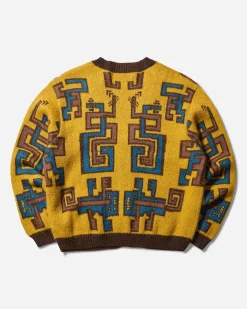 Champion Knitwear^Men's Angelo Baque Cusco Cardigan Yellow