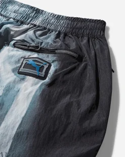 Puma Pants^Men's Aries X-Ray Windcheater Track Pants Black