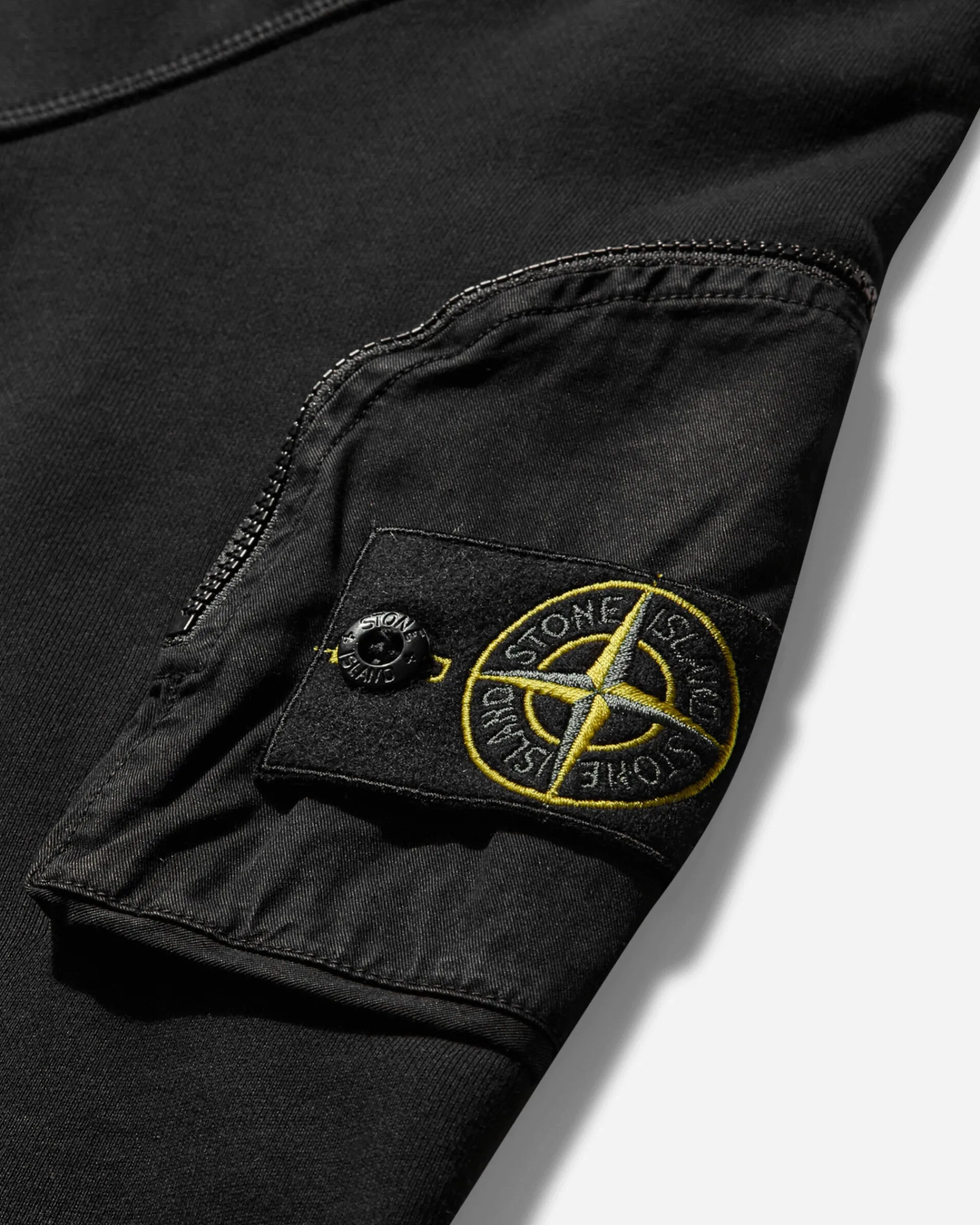 Stone Island Sweatshirts^Men's Arm Pocket Crewneck Sweatshirt Black