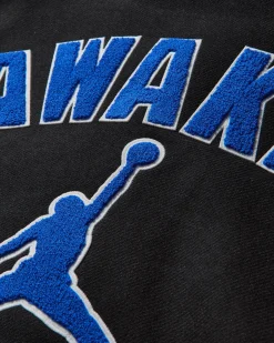Nike Jordan Coats And Jackets^Men's Awake NY Varsity Jacket Black / Game Royal