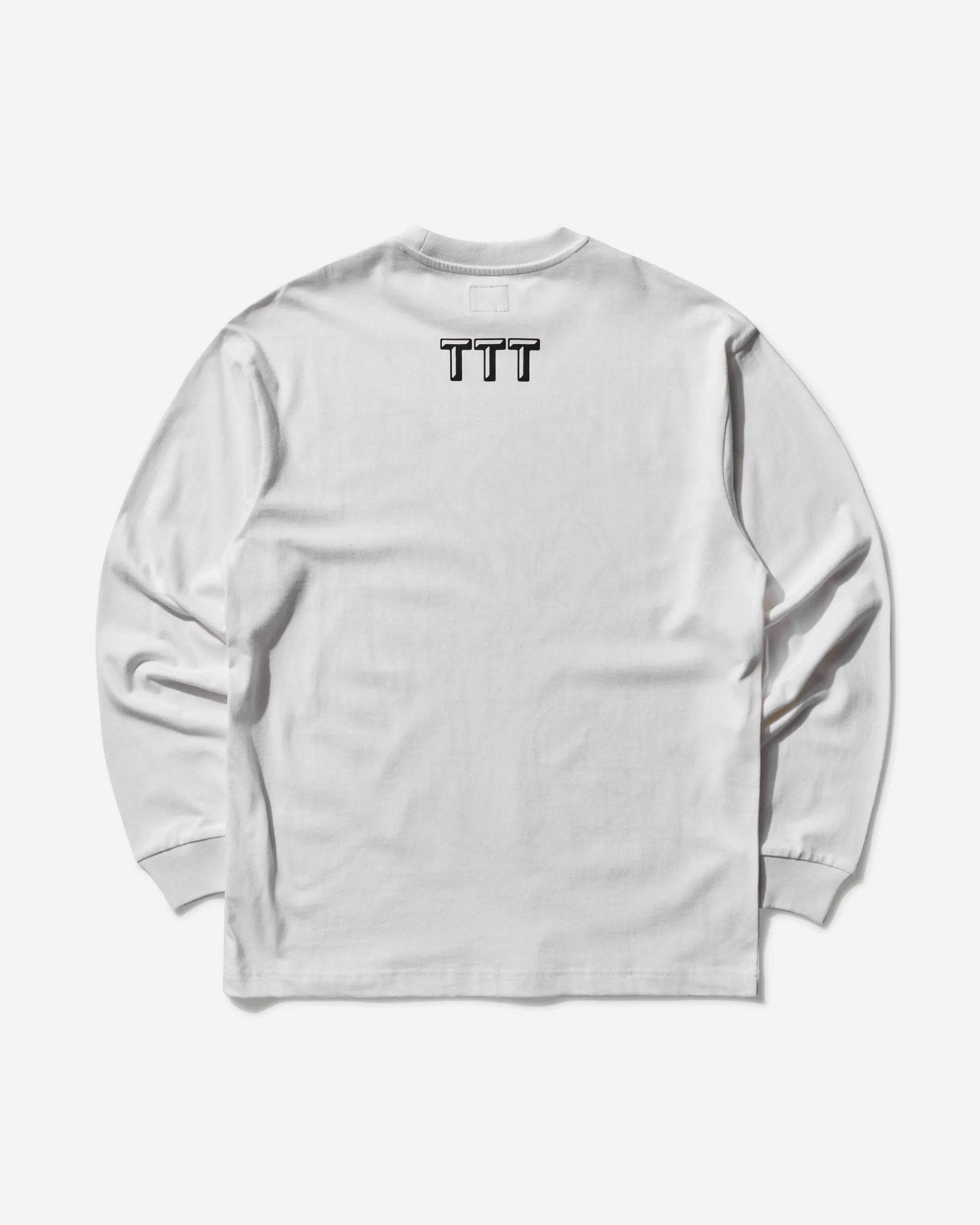 The Trilogy Tapes T-Shirts^Men's Bastarda Longsleeve T-Shirt White