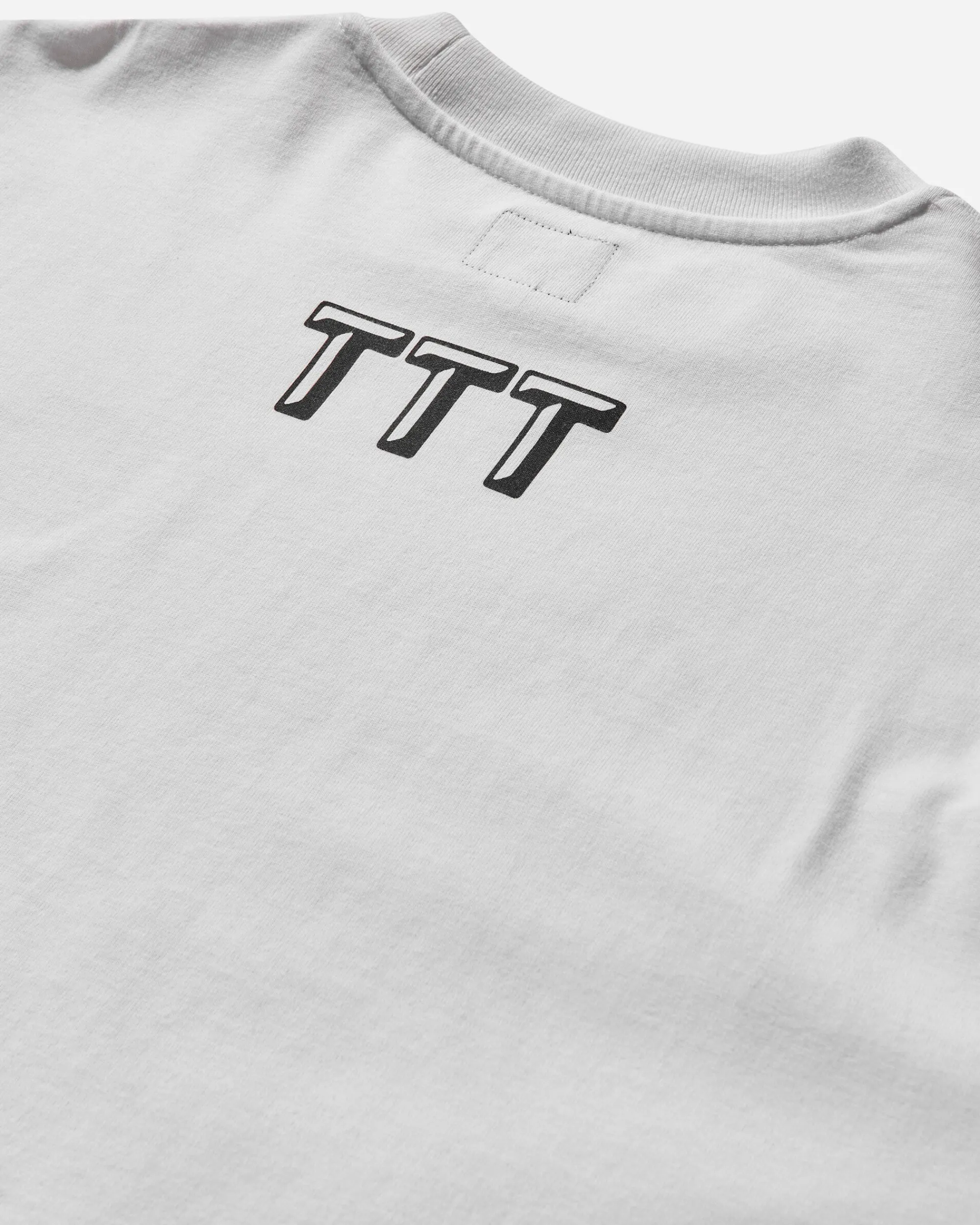 The Trilogy Tapes T-Shirts^Men's Bastarda Longsleeve T-Shirt White