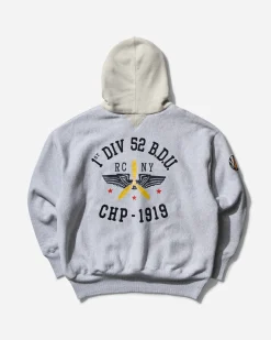 Champion Sweatshirts^Men's B.D.U. Hoodie Oatmeal / Heather Grey