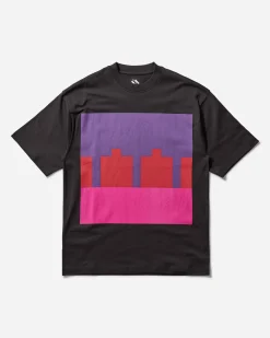 The Trilogy Tapes T-Shirts^Men's Block T-Shirt Black