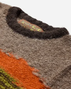 Brain Dead Knitwears|Knitwear^Men's Boxy Knit Sweater Brown