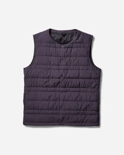 Mizuno Coats And Jackets^Men's BT Compact Lightweight Down Vest Midnight Plum