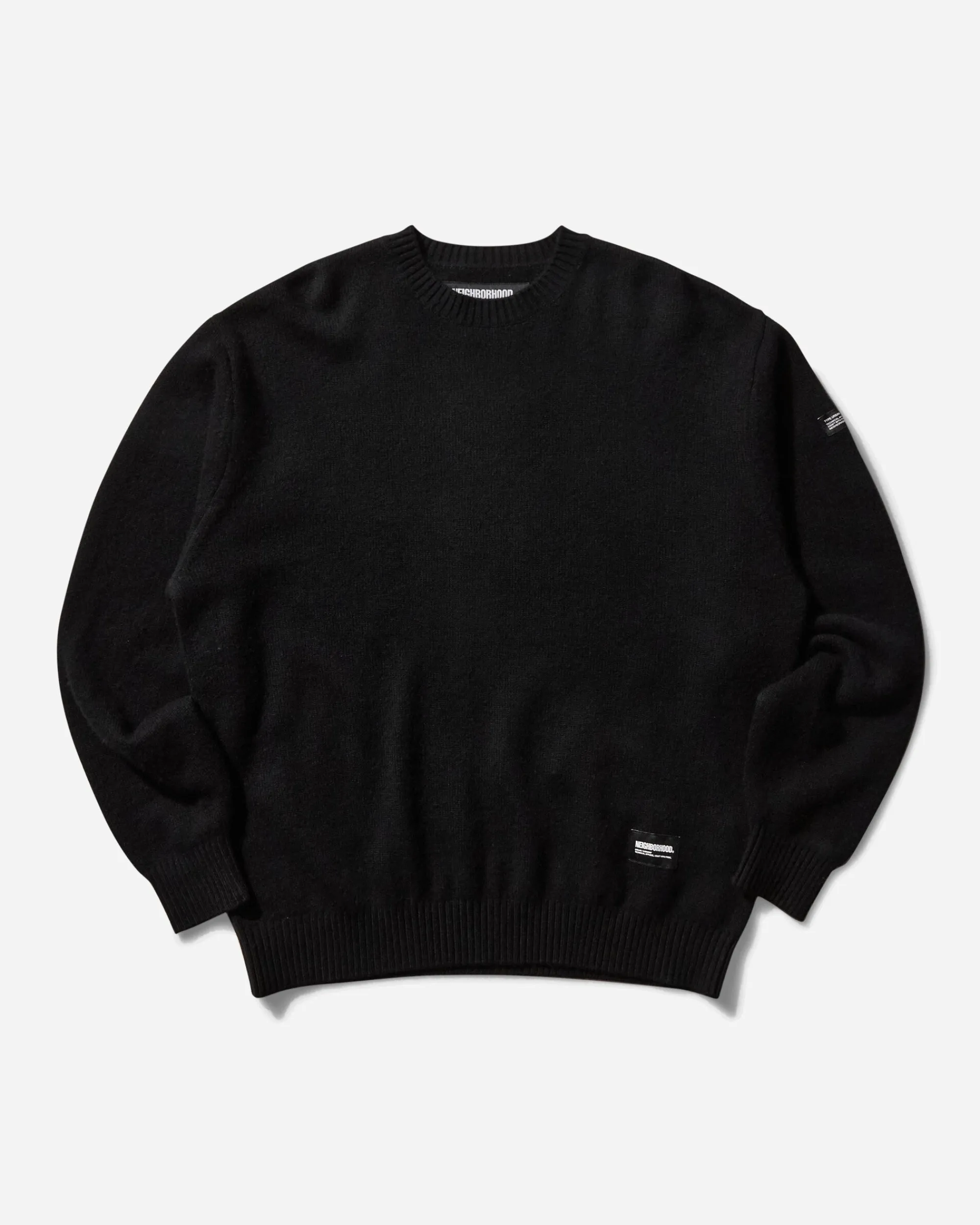 Neighborhood Knitwear^Men's Cashmere Crewneck Sweater Black