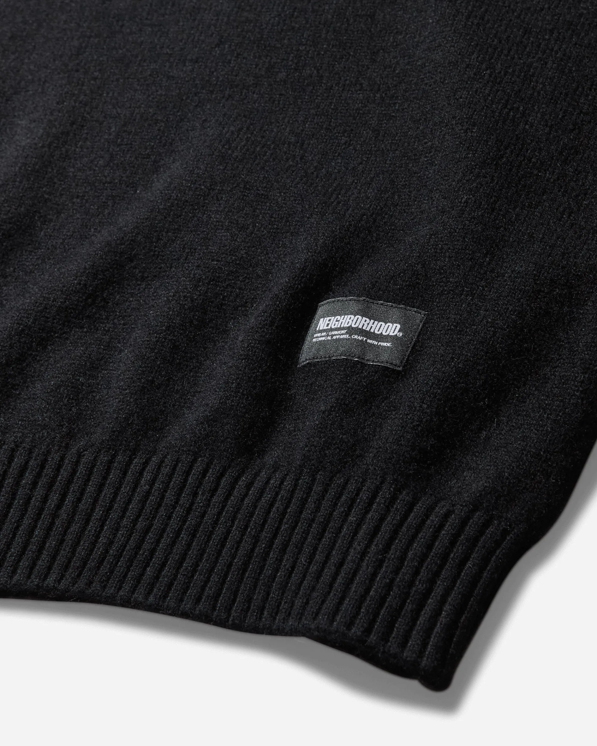 Neighborhood Knitwear^Men's Cashmere Crewneck Sweater Black