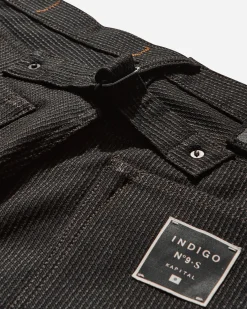 KAPITAL Pants^Men's Century Denim No.9 Monkey Cisco Pants Black