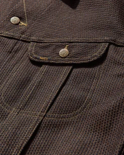 KAPITAL Coats And Jackets^Men's Century Denim Westerner Jacket (Long) Persimmon / Indigo