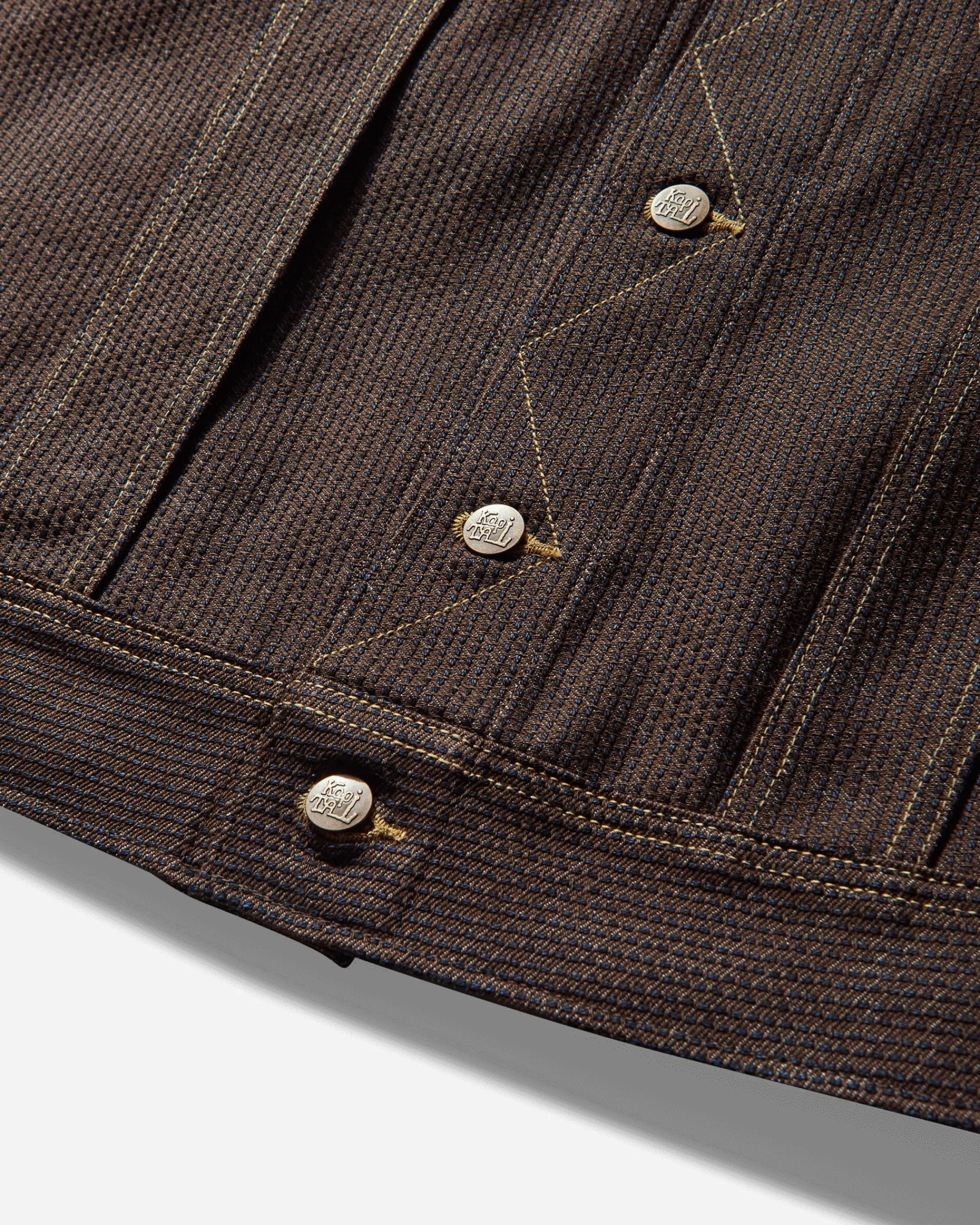 KAPITAL Coats And Jackets^Men's Century Denim Westerner Jacket (Long) Persimmon / Indigo