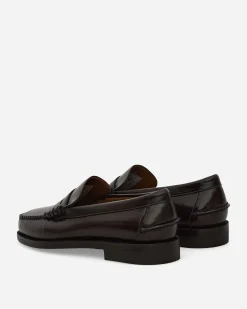 Sebago Classic Shoes^Men's Classic Dan Loafers Brown Burgundy